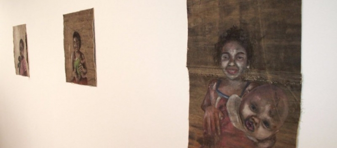 Artista Eug�nia Fran�a traz um outro �ngulo da inf�ncia em suas pinturas