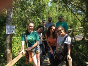 Alunos encerram disciplinas com atividade de extenso.