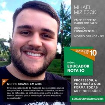 Egresso de Artes Visuais homenageado em nvel nacional