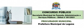 CONCURSO PÚBLICO - 001/2021 - Procuradoria-Geral do Município de Laguna