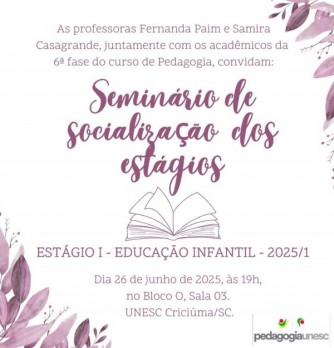 Estudantes de Pedagogia, Venham Conhecer as Experincias do Estgio em Educao Infantil!