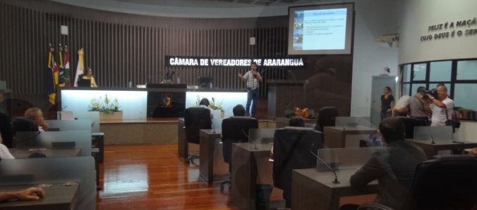 Moradores de Ararangu� conhecem Planos de Saneamento e Gest�o de Res�duos