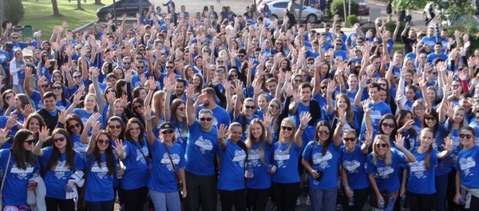 Contabilizando Sa�de re�ne professores e alunos em caminhada neste s�bado