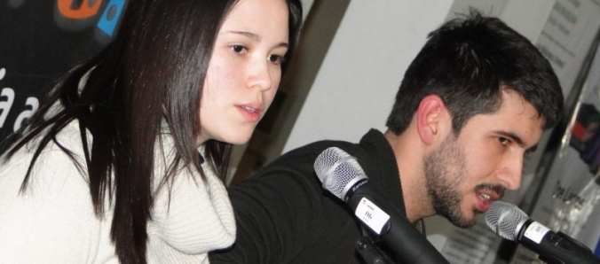 Dupla de msicos encanta chegada  Unesc no Quintas Culturais