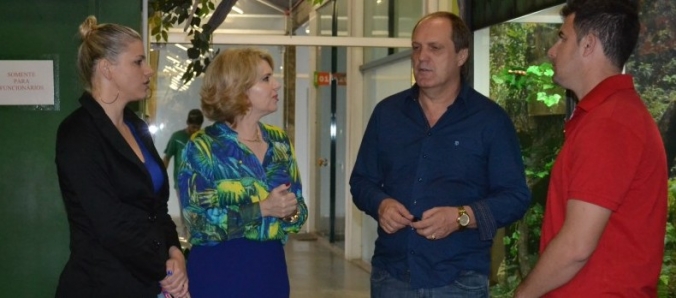 Comiss�o de Obras da Prefeitura de Crici�ma visita Museu de Zoologia