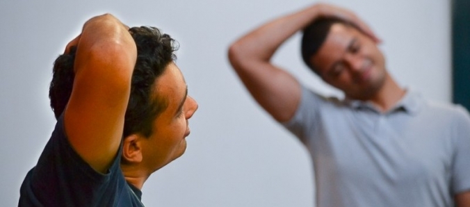 Gin�stica Laboral: Momento de descontra��o e relaxamento