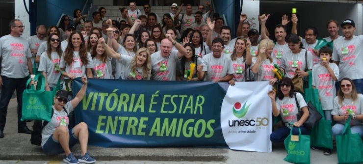 Unesc marca presen�a e � destaque no primeiro dia de Cofafe