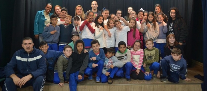 Curso de Artes Visuais leva Unesc para escolas pblicas da regio