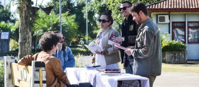 Unesc promove Dia da Extens�o e exp�e projetos pelo campus