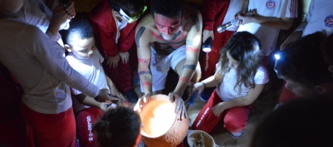 Alunos de Escolas da regio aprendem sobre cultura indgena em projeto da Unesc