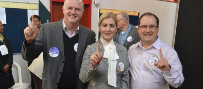 Gildo, Luciane e Daniel j� registraram seus votos