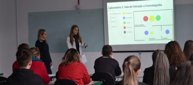 Mapa de risco de laborat�rios do Iparque � apresentado para gestores e alunos