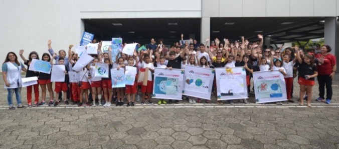 Caminhada, arte e reflex�o marcaram o Dia Mundial da �gua na Unesc