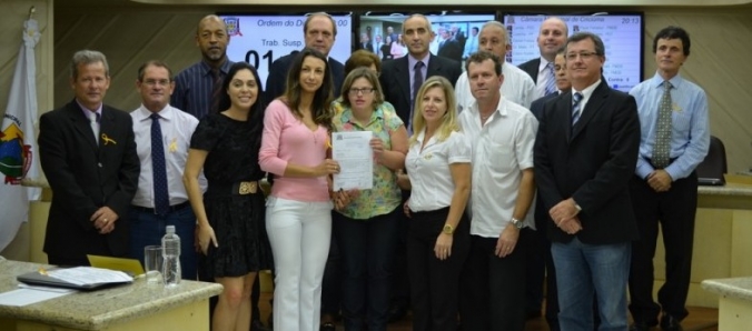 Estudante de Educa��o F�sica � homenageada pela C�mara de Vereadores