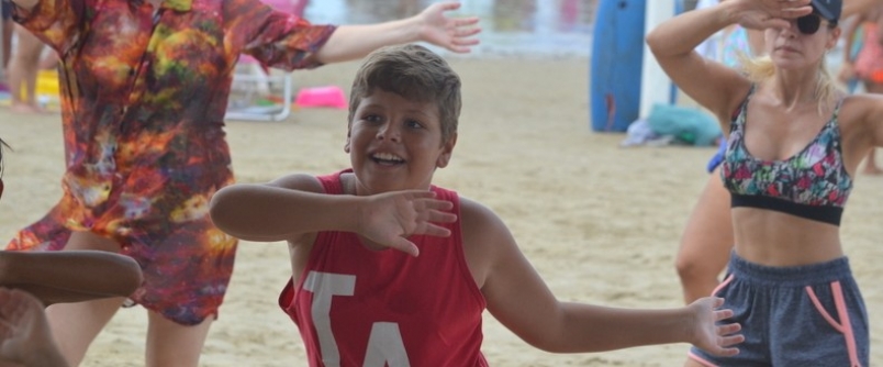 Veranistas aproveitam manh� de atividades no Ver�o Mais Unesc