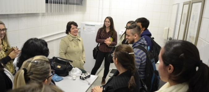 Alunos de Biomedicina fazem Mapa de Risco do Servi�o de Enfermagem das Cl�nicas Integradas