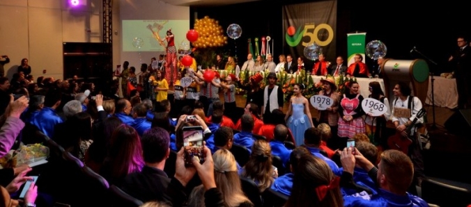 Passado, presente e futuro reunidos para comemorar os 50 anos da Unesc