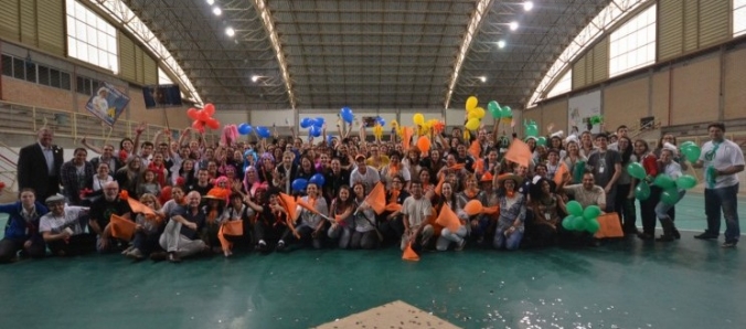 Sorrisos e anima��o durante o encerramento da 9� Sipat da Unesc