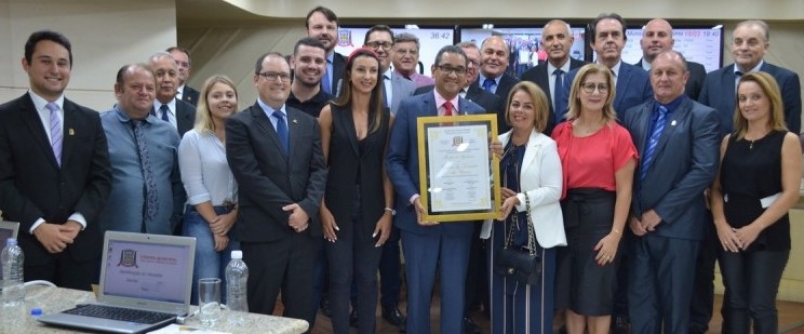 Curso de Direito da Unesc recebe homenagem na C�mara de Vereadores de Crici�ma