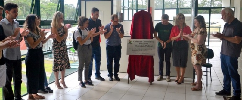 Unesc inaugura Centro de Convivncia Estudantil Vivian Las Philippi
