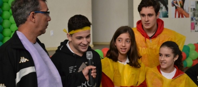 Olimp�ada Cultural: Alunos do Col�gio Unesc se divertem e apresentam conhecimento