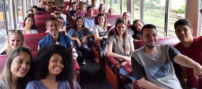 Alunos da Unesc visitam cidade referncia em sistemas urbanos e transportes