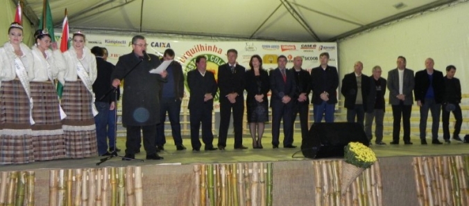 Unesc presente na abertura da Festa do Colono de Forquilhinha