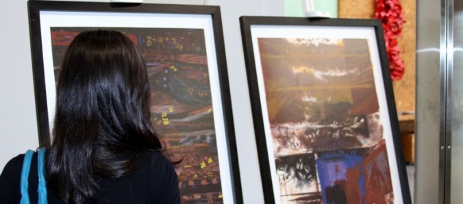 Arte e ecologia unidas em exposio na Unesc