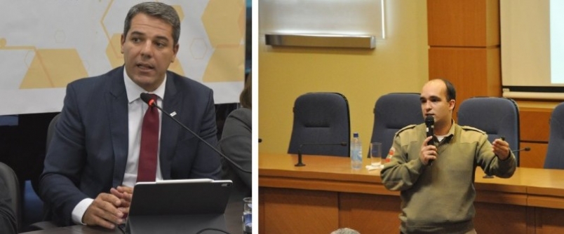 Diretor de Planejamento e Pesquisa do DNIT e secret�rio de Estado de Infraestrutura e Mobilidade de Santa Catarina ministram palestra na Unesc
