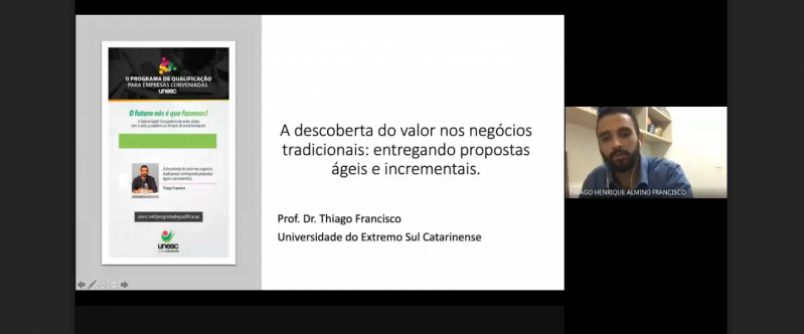 Valores e a transforma��o do empreendedorismo em destaque na Unesc Ararangu�