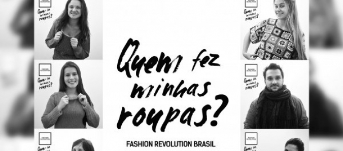 Curso de Design em Moda participa das atividades do Movimento Fashion Revolution