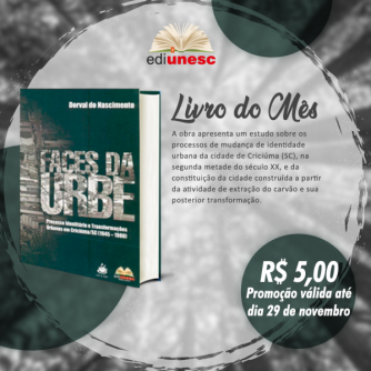 Faces da Urbe � o livro do m�s de novembro