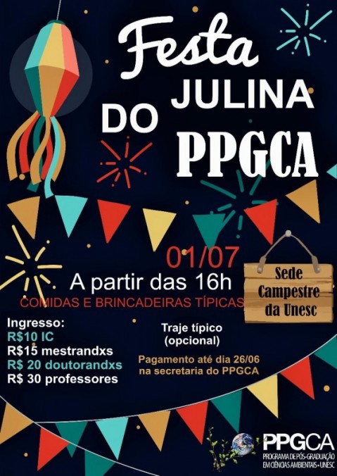 Festa julina do PPGCA
