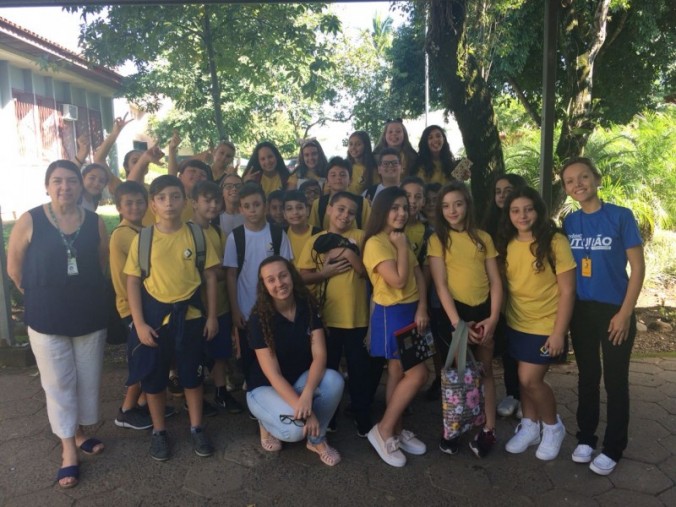 Laborat�rio de Geoci�ncias recebe visita do Col�gio Futur�o, de Ararangu�.