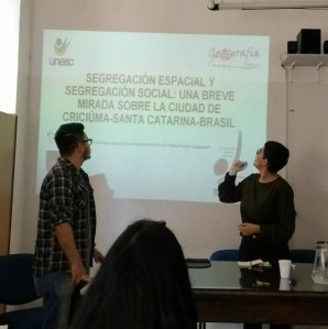 Estudantes de Geografia da Unesc em seminrio internacional
