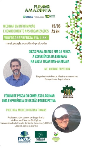 Webinar Pesqueiro na Disciplina Informa��o e conhecimento nas organiza��es/PPGDS