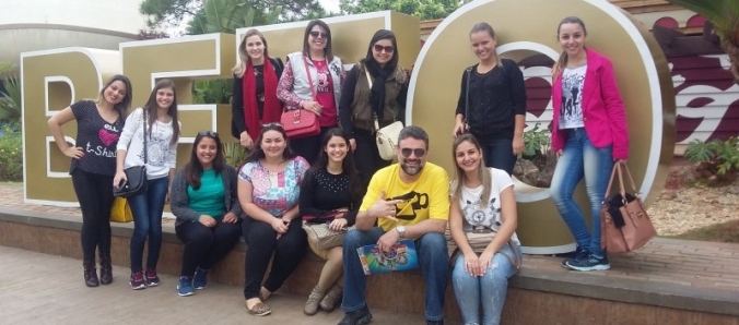 Estudantes de Gest�o de Pessoas conhecem departamentos do Parque Beto Carreiro World