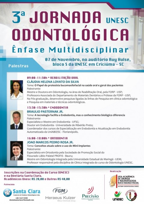 Jornada Acad�mica do Curso de Odontologia