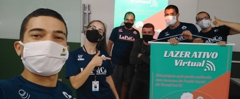 Projeto Lazer Ativo da Unesc inicia treinamentos virtuais para atuar no Asilo So Vicente de Paula