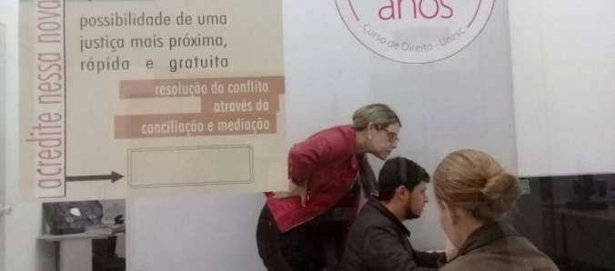 Centro de Prtica Jurdica realiza mutiro de conciliao do IPTU em Cocal do Sul