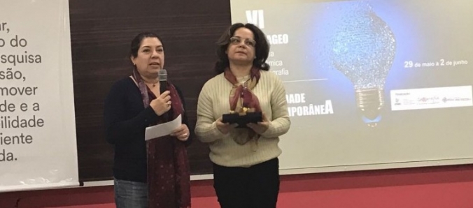 Curso de Geografia entrega 2� Pr�mio Milton Santos