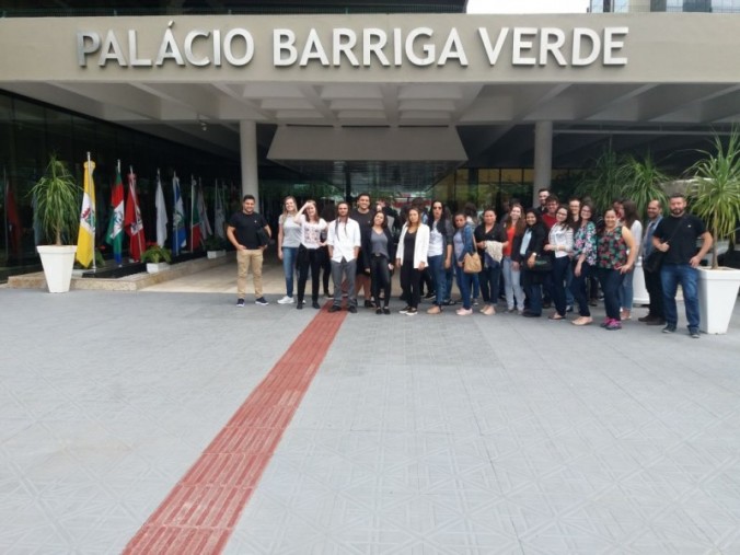 Visita ALESC - Assembleia Legislativa de Santa Catarina.