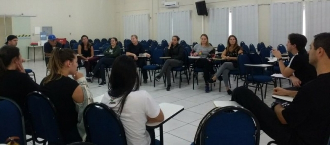Professores da Unesc ministram formao continuada para a rede municipal de Sombrio