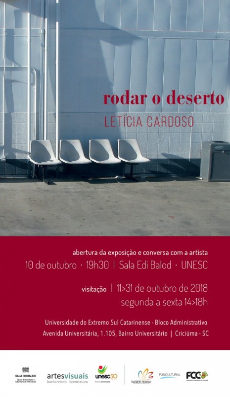 Artista de Cricima abre a exposio Rodar o Deserto