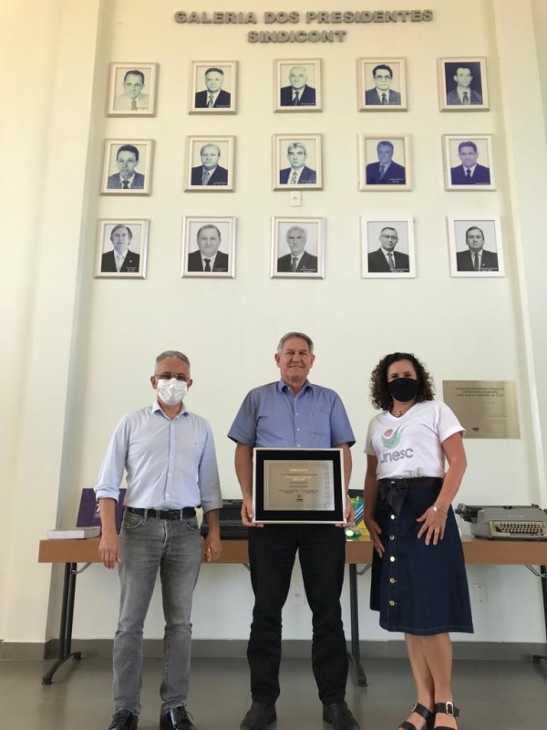 SINDICONT recebe homenagem da Unesc e do Curso de Ci�ncias Cont�beis pelos seus 53 anos