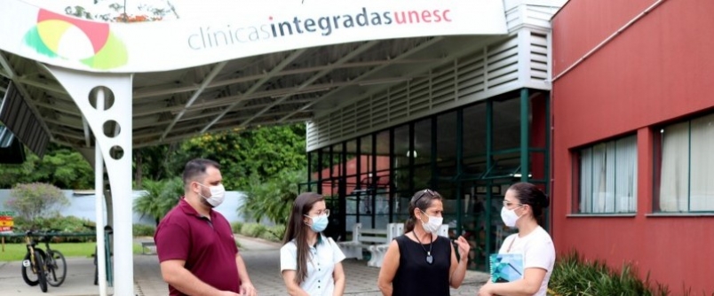 Cl�nicas integradas da Unesc recebem representantes do Hospital de Praia Grande