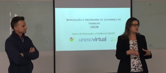 UNA CET tem aula a dist�ncia da disciplina de Introdu��o � Engenharia de Seguran�a do Trabalho