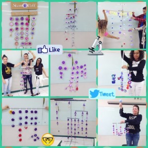 Acad�micos de Biomedicina confeccionam m�biles sobre Hematopoese