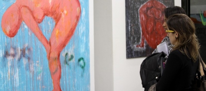 Artistas selecionados para o Espa�o Toque de Arte trazem pinturas e desenhos