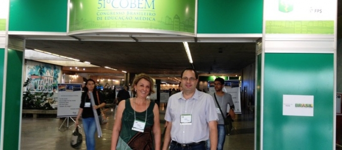 Professores Glauco Fagundes e Maria Ins participam do 51 COBEM